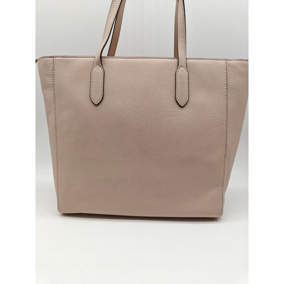 MICHAEL KORS Sinclair East West large studs leather medium tote bag - PINK - Picture 7 of 14